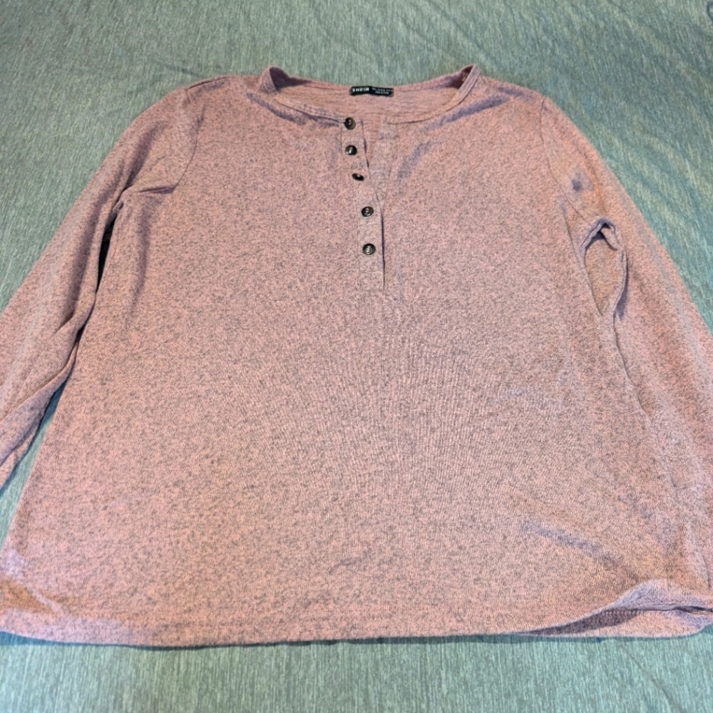 SHEIN Dusty Pink Knit Top